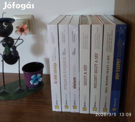 7 db Lidl szakácskönyv egyben
