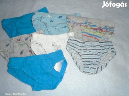 7 db alsónadrág 5-6 évesre (méret 110/116) - egyben a 7 db 500 Ft