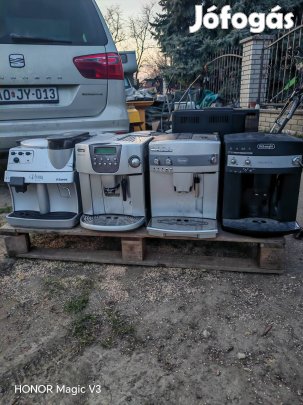 7 db automata daralós kavéfőző egyben eladó
