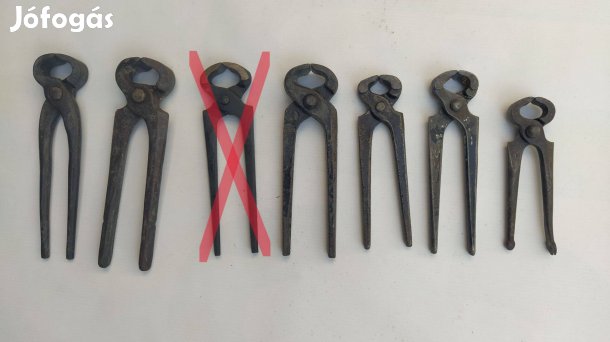 7 db harapófogó