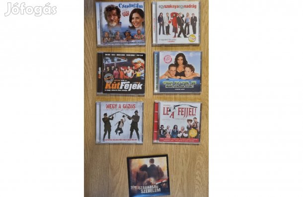 7 db magyar filmzene CD