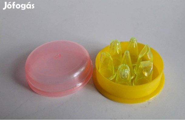 7 db műanyag díszítőcső díszítőfej habzsákhoz_