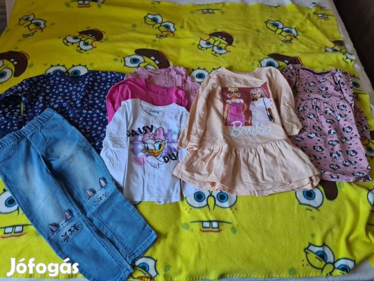 7 db-os 110-es  kislány ruhacsomag