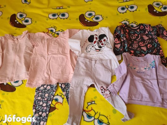 7 db-os 98-as kislány ruha csomag