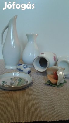 7 db-os porcelán gyűjtemény 