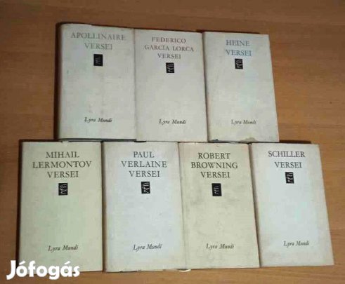 7 db verses kötet egyben a Lyra Mundi sorozatból