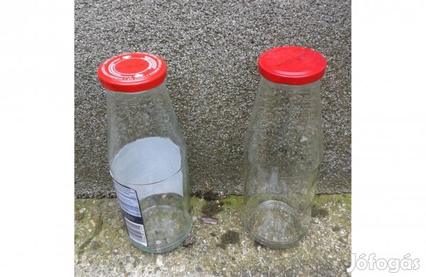 7 dl-es paradicsomos, szörpös üveg