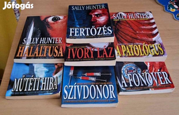 7 kötet Sally Hunter. Orvosi krimi könyvcsomag