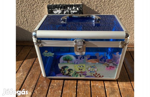 7 literes Alu Plexi Koffer / Játék szerszám elektronika stb /