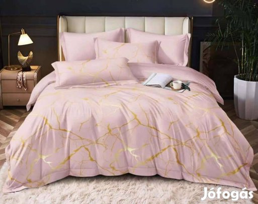 7 részes ágynemű garnitúra 2 paplanhuzatos új!