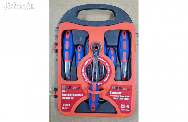 7 részes racsnis kulcs készlet