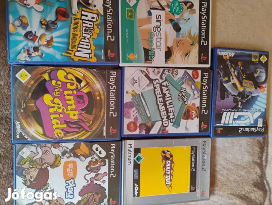 7db PS2 jaték eladó 