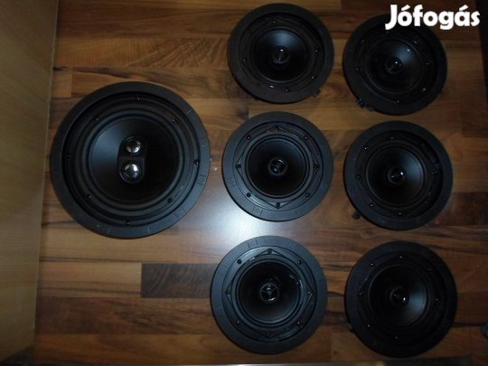 7db Revox mennyezeti beépíthető hangszóró hangfal 1db I82, 6db I52