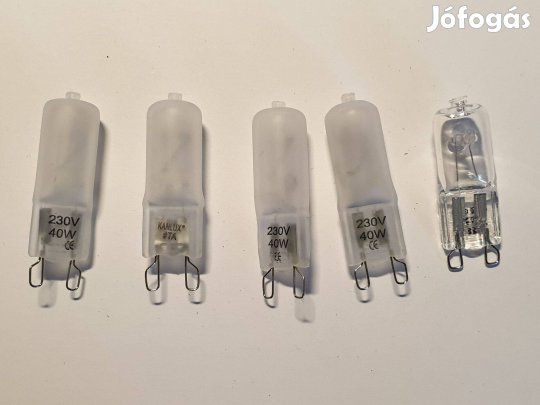 7db egyben G9 40W halogén izzó