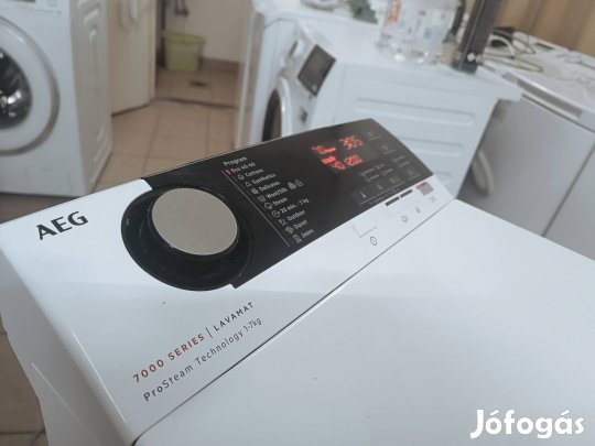 7kg, A+++, keskeny, gözös, wifis AEG újszerű mosógép 