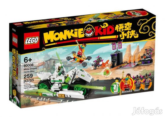 80006 LEGO Monkie Kid - Fehér Sárkány lovas motorja