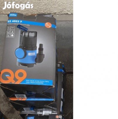 8000liter/óra vízhozammal búvár szennyvízszivattyú, merülő szivattyú