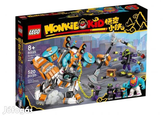 80025 LEGO Monkie Kid - Sandy szuper rakodó robotja