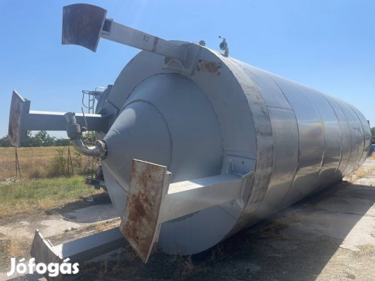80 000 L-es (80 m3) Saválló-Rozsdamentes tartályok eladók