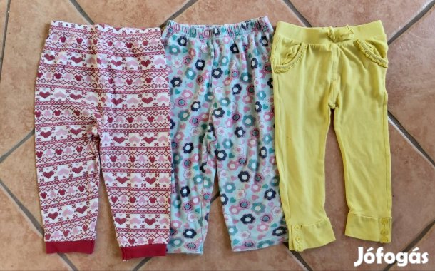 80-86-os használt állapotú nadrág / pizsamanadrág csomag