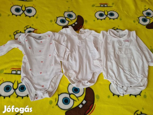 80-as H&M, Reserved kislány body csomag. 3 db-os.