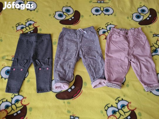 80-as H&M kislány  nadrág csomag. 3 db-os.