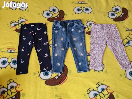 80-as H&M kislány nadrág csomag. 3 db-os