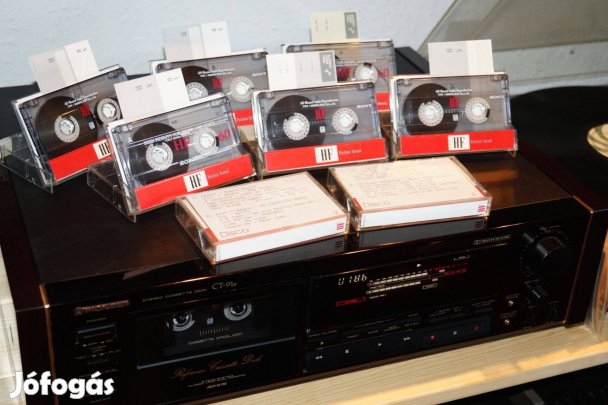 80-as dico Sony magnó kazetta listázott kazetták 8db retó Hifi