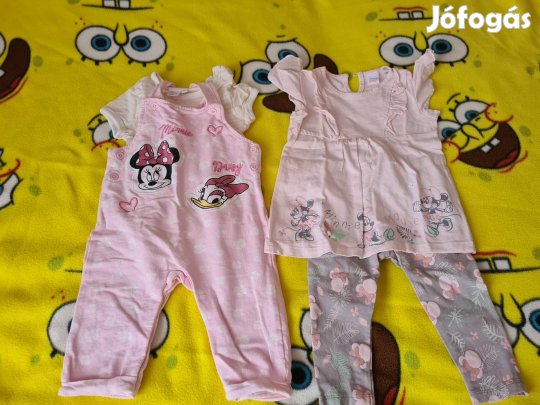 80-as kislány Minnie Mouse ruha együttesekből álló  csomag