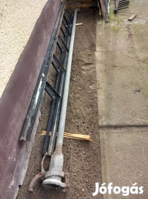 80-as locsoló csövet a szivattyúval összekötő horganyzott cső