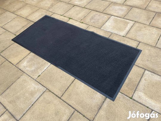 80 x 180 Cm Gumis Belépő Lábtörlő szőnyeg Fekete