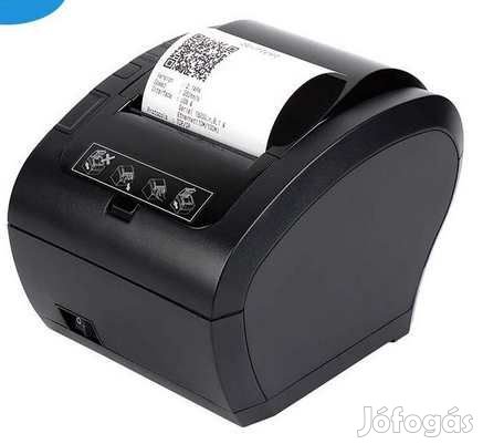 80mm-es Thermál Blokk Nyomtató USB/LAN (4052)