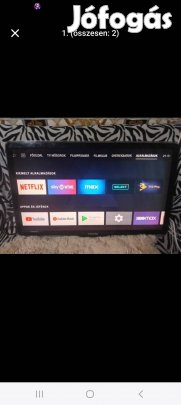 82 centis wifis philips tv olcsón távirányító val 