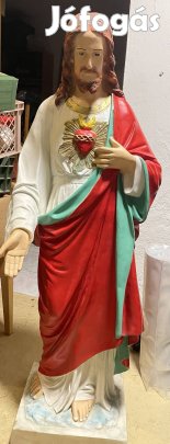 82cm nagy műanyag Jézus szobor