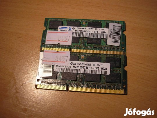 8457 Samsung 2gb DDR3 ram PC3-8500S 1066mhz Sodimm