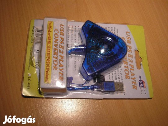 8518 Sony Playstation PS1 PS2 USB joystick adapter Win7 Win10 XP