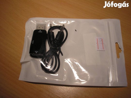 8523 HDMI -> VGA + 3,5 jack adapter PC Tablet Laptop projektor