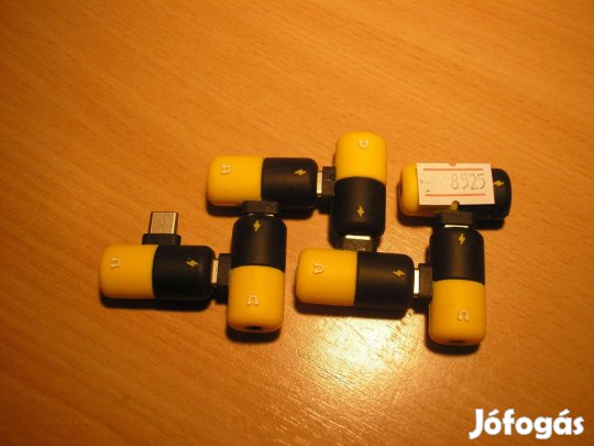 8525 USB-C Type-C -> Type-C + 3,5mm jack adapter okos telefon tablet