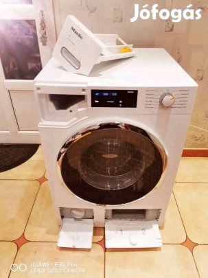 858 Üzemóraval! Miele W1 Twindosos Wifis 9 kg os Mosógep!