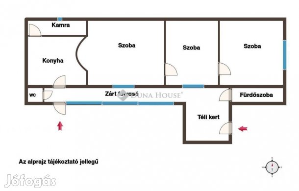 85 nm-es ház eladó Udvar