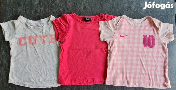 86-92-es Young Dimension, H&M és Nike póló csomag 