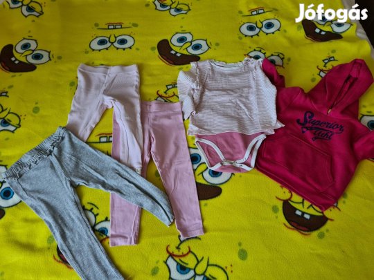 86-92-es kislány ruha csomag. 5 db-os