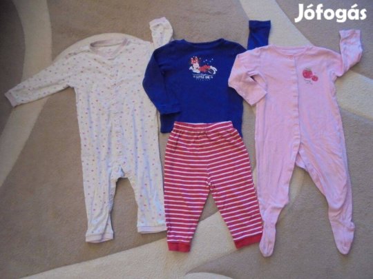 86-92-es lány ruhacsomag pizsama csomag