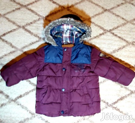 86-os gyerek kapucnis kabát (12-18 hónapos gyereknek )