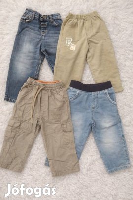 86-os kisfiú nadrágcsomag farmer, cargo, melegítő