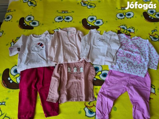 86-os kislány olasz OVS ruhacsomag. 7 db-os