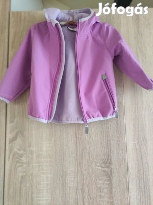86-os lányka lila softshell kabát
