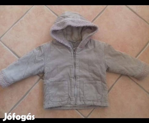 86-os meleg, kordbársony télikabát