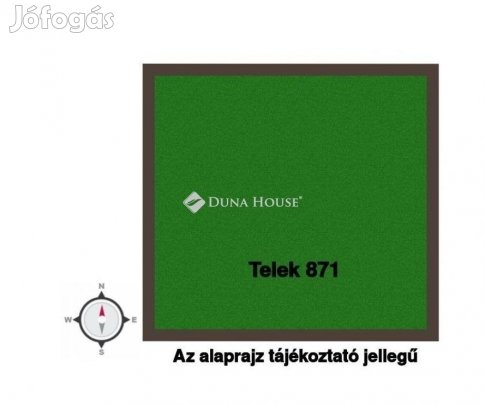 871 nm-es telek eladó Szeged