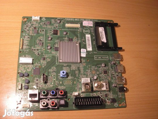 8725 hibás Philips mainboard 715G6165-M02-000-005N WK:1343 705Tqepl33